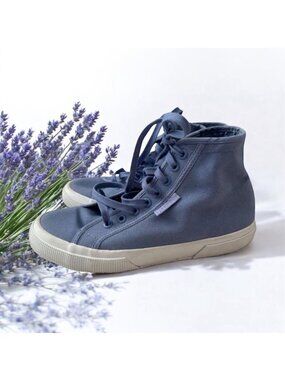 SUPERGA Periwinkle Hi Top Sneakers Size Women’s 8
